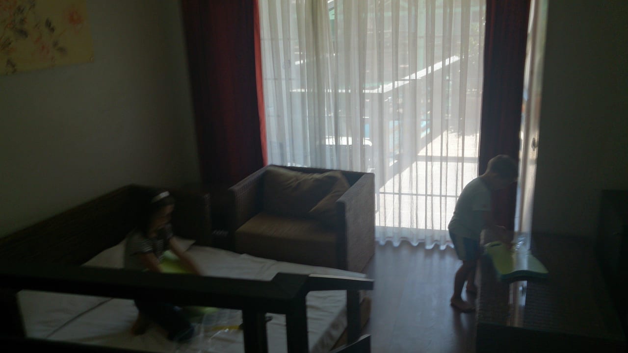 Living room with pool access Limak Lara Deluxe Hotel & Resort