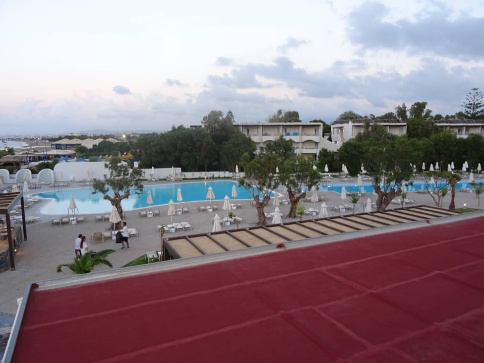 Ausblick von Restaurant Atlantica Akti Zeus Hotel