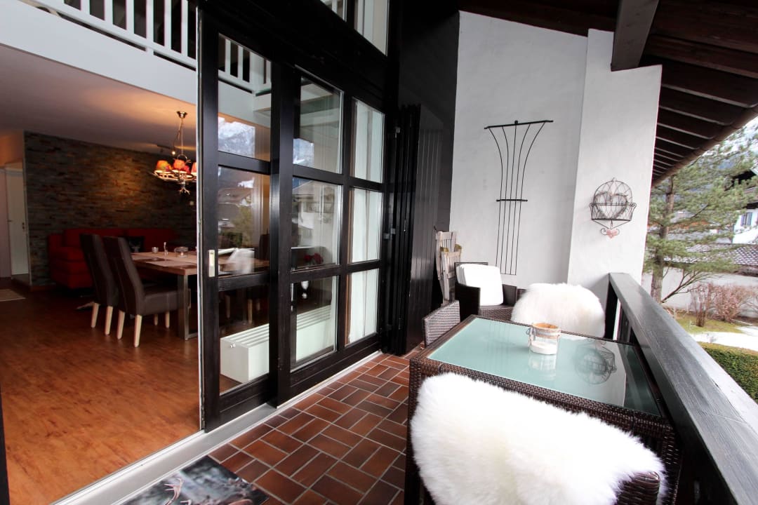 Balkon Ferienwohnung Platzhirsch