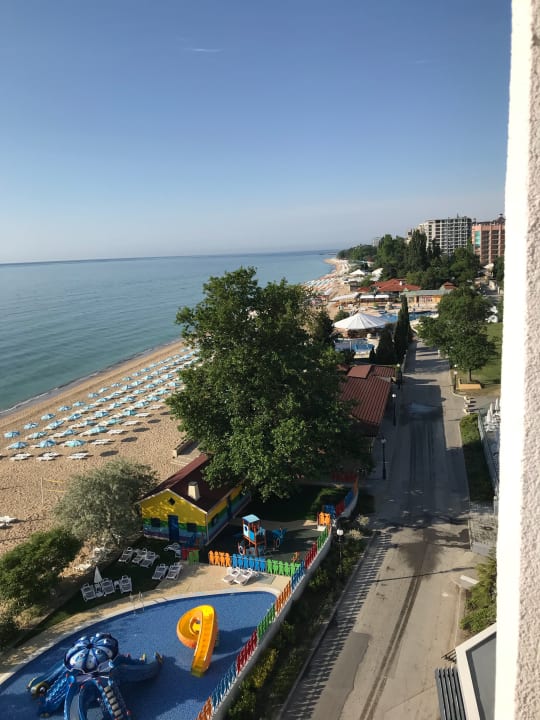 Blick in Richtung Zentrum aus Zimmer 737 Sentido Marea