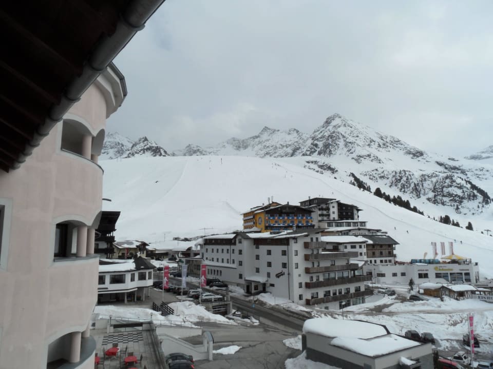 Blick vom Balkon Sporthotel Kühtai