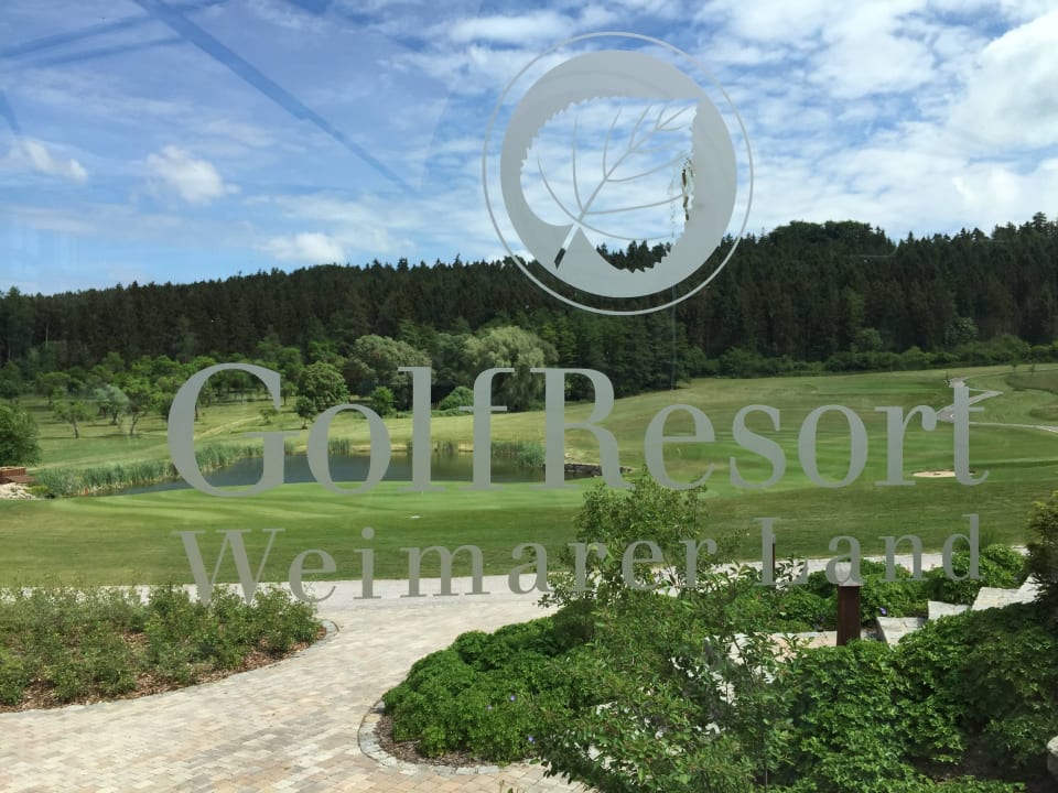 Der blick auf den Golfplatz Spa & GolfResort Weimarer Land