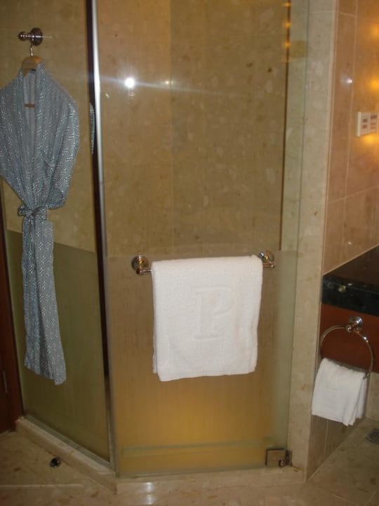 Duschkabine im Bad Hotel The Peninsula Bangkok