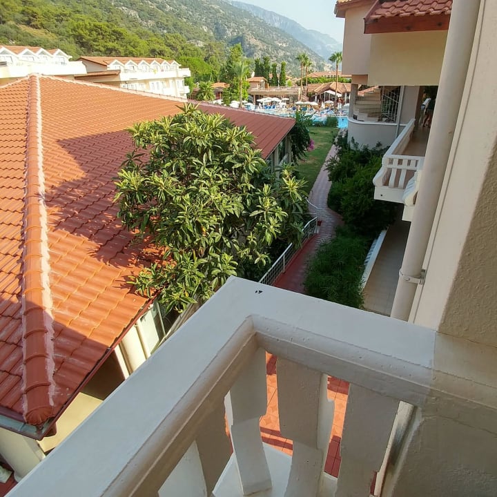 Blick vom Balkon Ölüdeniz Turquoise Hotel