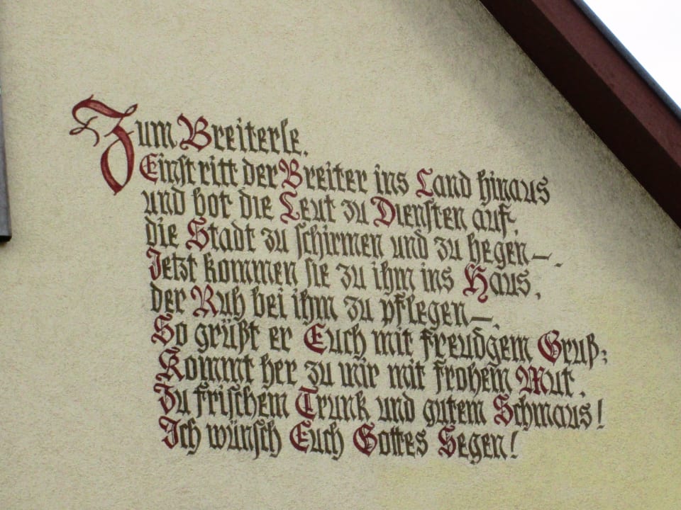 Historisches Haus Hotel-Gasthof Breiterle