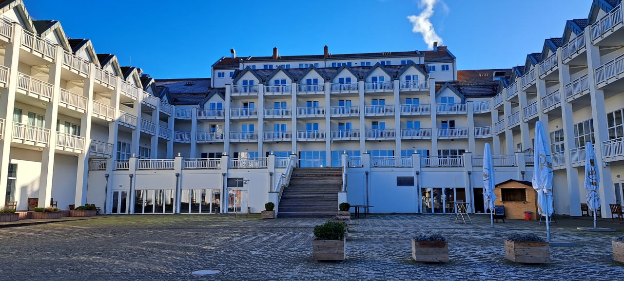 Außenansicht Precise Resort Hafendorf Rheinsberg