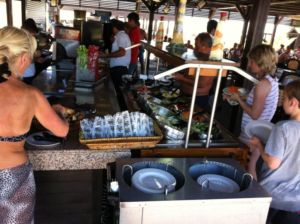 Salate an der Beachbar Aydinbey Kings Palace & Spa