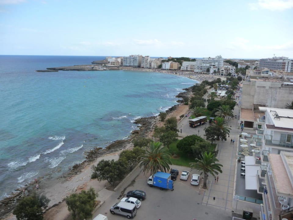 Ausblick von der Dachterrasse Aparthotel Playa Dorada