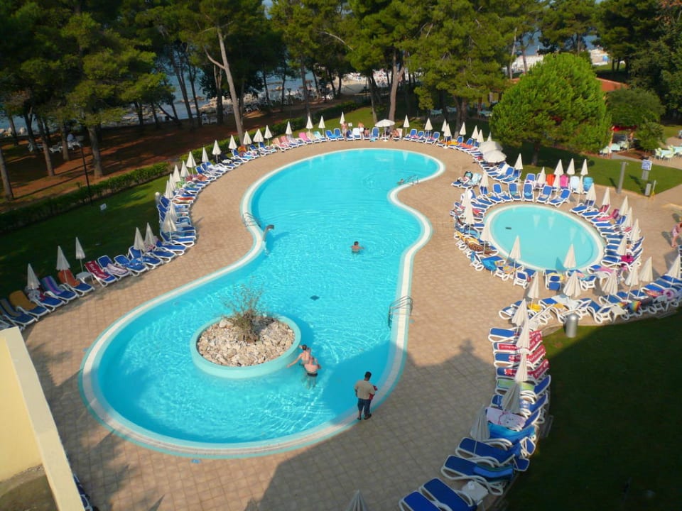 Pool & Liegen Hotel Aurora Plava Laguna