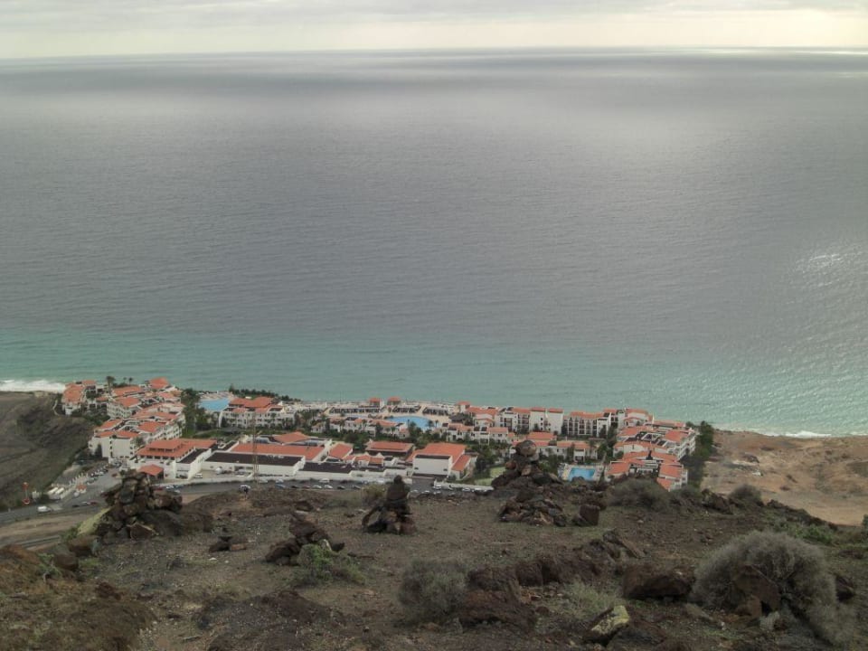 Der Blick vom Vulkan auf das Hotel TUI MAGIC LIFE Fuerteventura