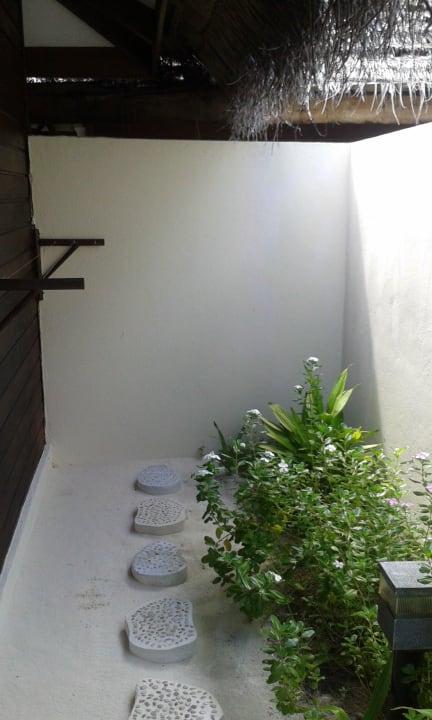 Outdoordusche Kuramathi Maldives