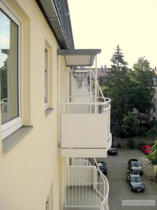 Ausblick von Zimmer 407 Best Western Hotel Nürnberg City West