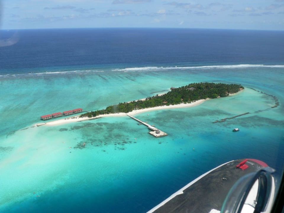 Landeanflug Summer Island Summer Island Maldives