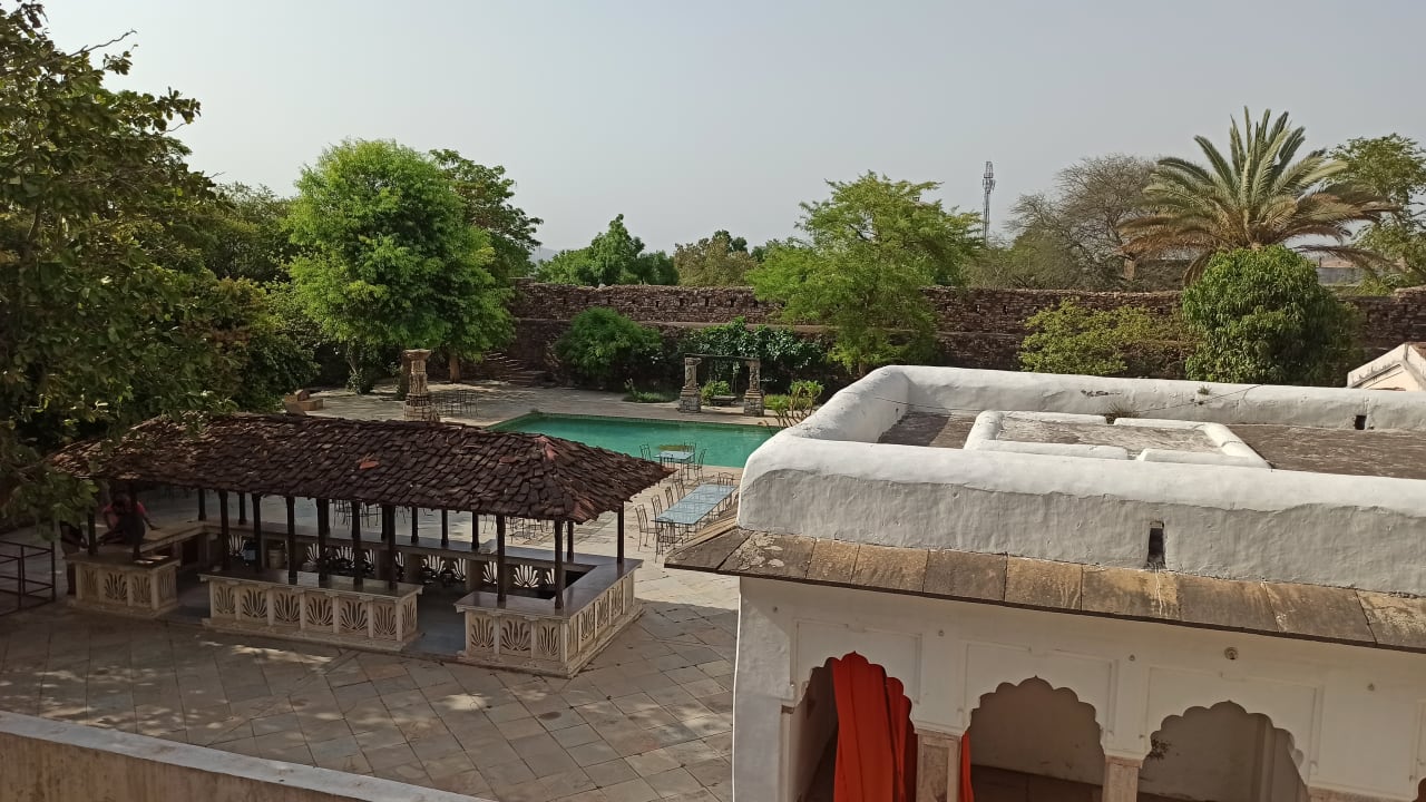 Ausblick Hotel Bijaipur Castle