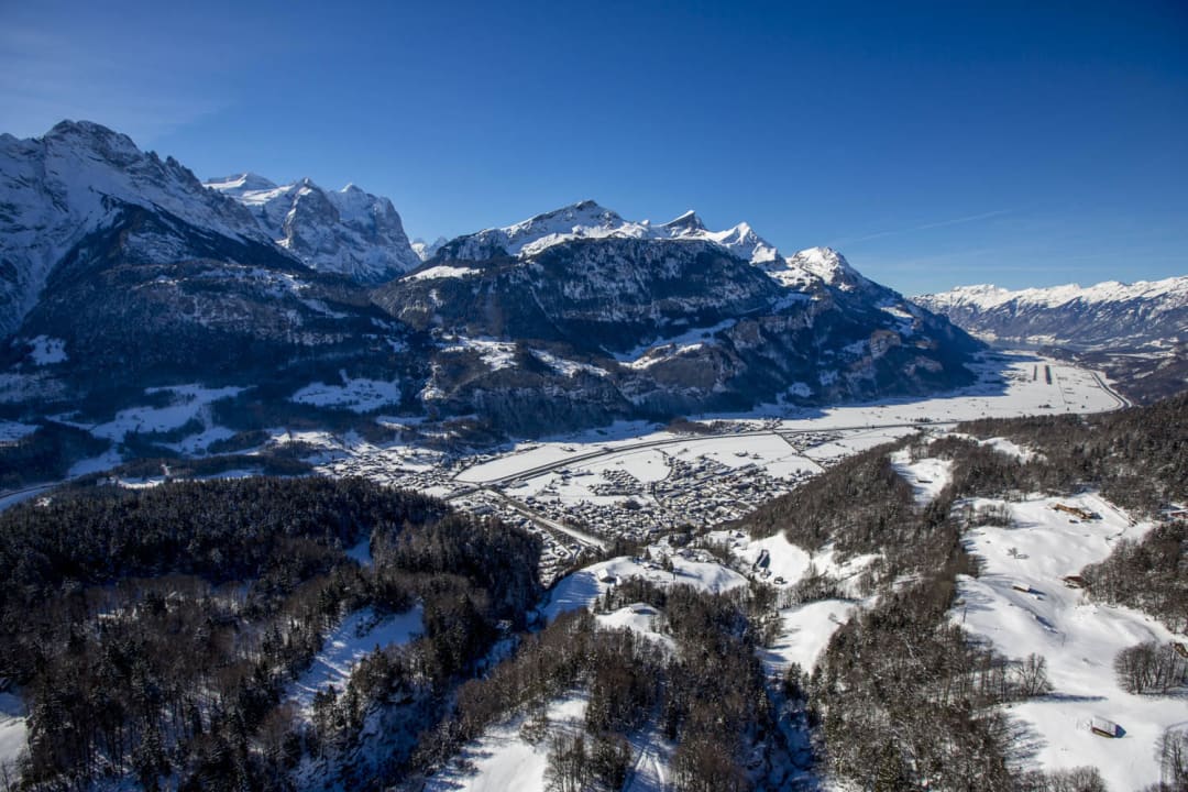 Wetterhorngruppe, Meiringen, Brienzersee Das Hotel Panorama