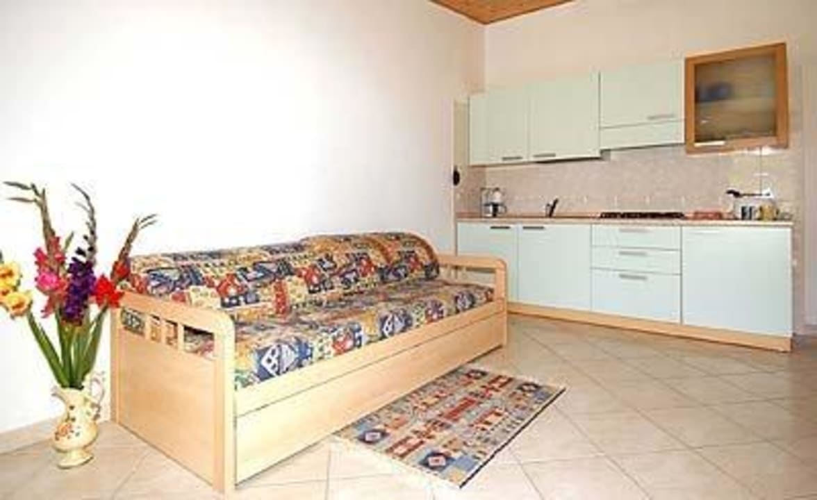 Wohnzimmer einer Wohnung Casa Silvana