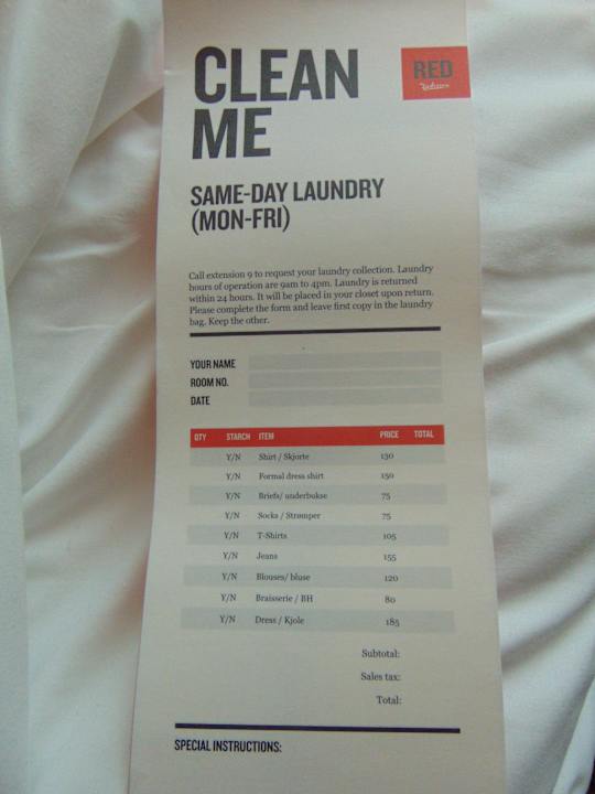 Zimmer Radisson RED, Oslo Airport