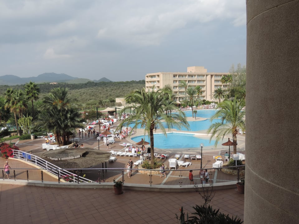 Aussicht vom 1. Stock Hotel Club Cala Romani