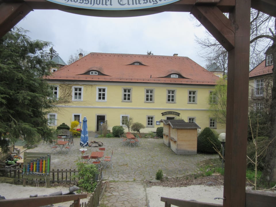 Außenansicht Landschloss Ernestgrün