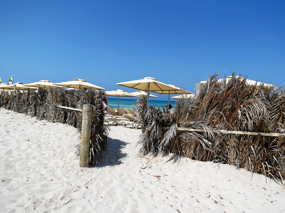 Eingang zum Strand Aldiana Club Djerba Atlantide