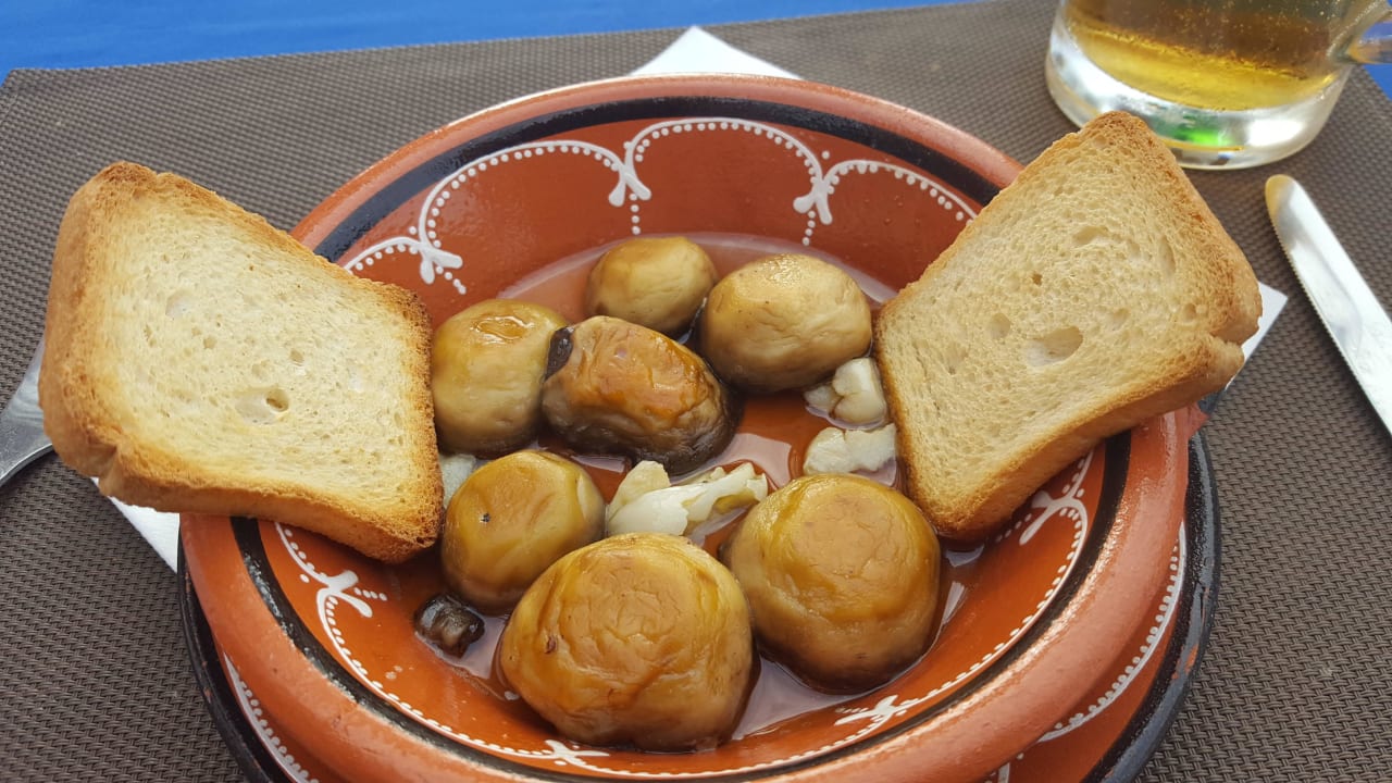 Vorspeisse Champignons Colina da Lapa & Villas