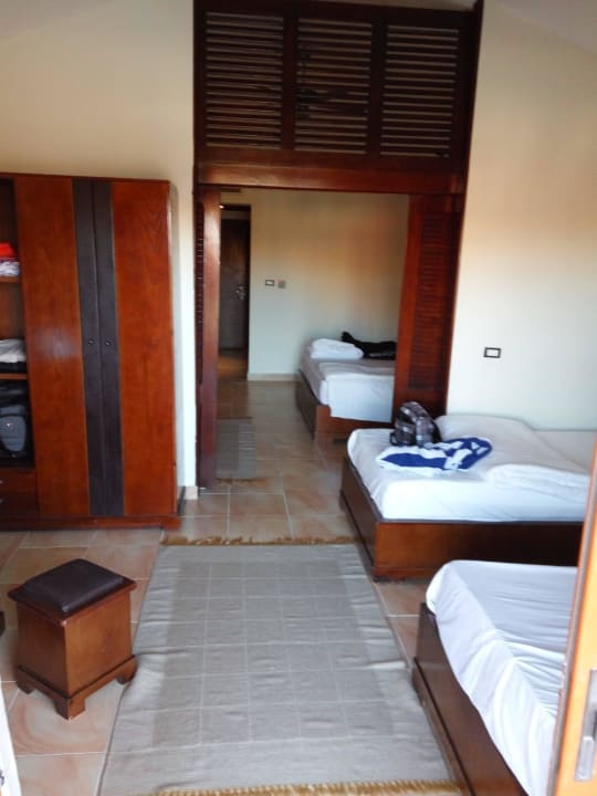 Blick vom Balkon im's Zimmer Pickalbatros Alf Leila Wa Leila Resort - Neverland Hurghada