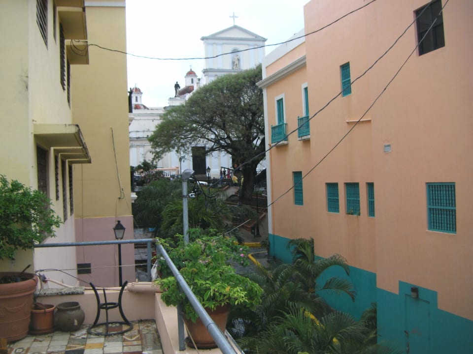 Ausblick von der Dachterrasse zur Katedrale Villa Herencia