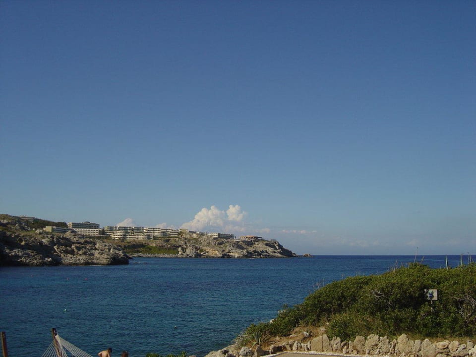 Blick von den Kalithea Thermen auf das Hotel Hotel Kalithea Horizon Royal