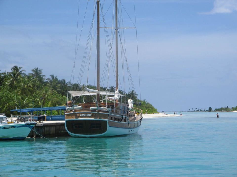 Anlegeplatz Meeru Maldives Resort Island