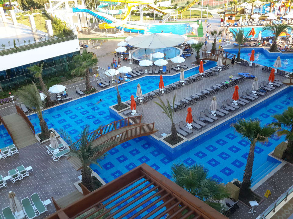 Blick vom Balkon Port Nature Luxury Resort & Spa