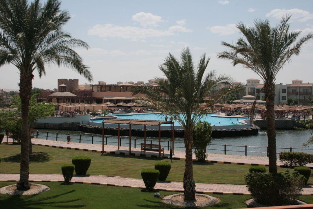 Aussicht aus dem 3000er Block Pickalbatros Dana Beach Resort - Hurghada