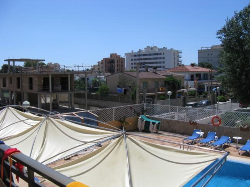 Blick vom Balkon Hotel Principe