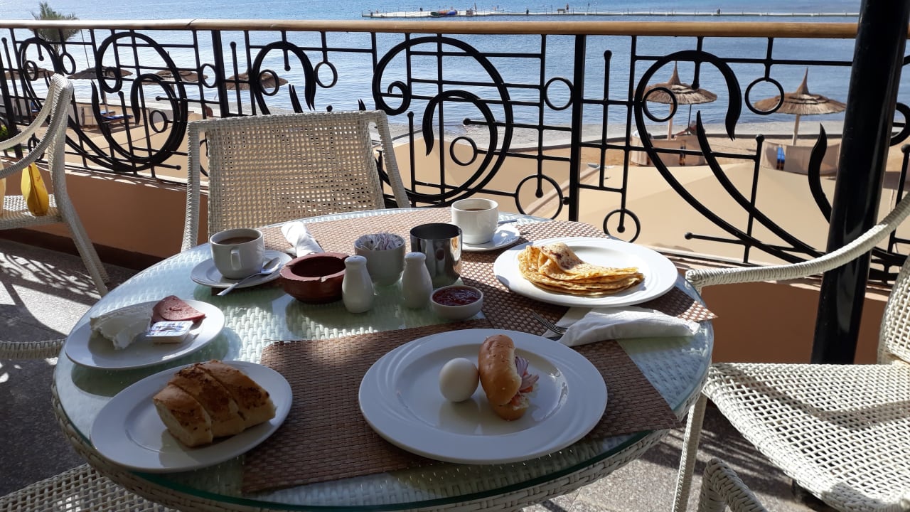 Frühstück, Ausblick Beach Albatros Resort