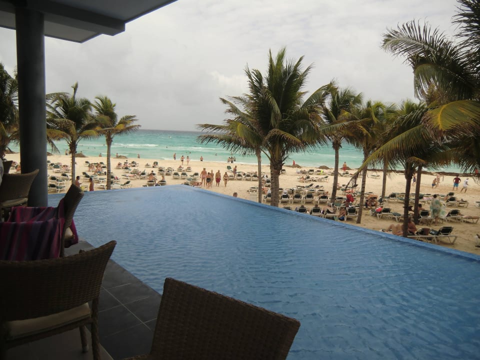 Blick von der Yucatan Poolbar Hotel Riu Tequila