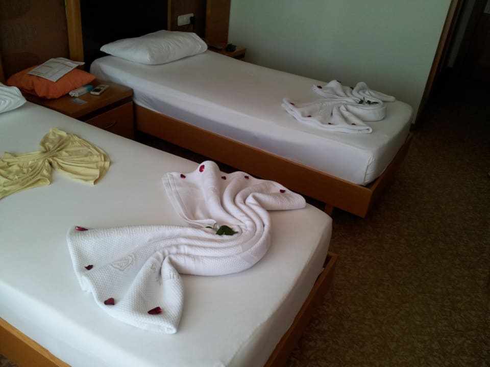 Jeden Tag eine Überraschung der Zimmermädchen Hotel Sirma