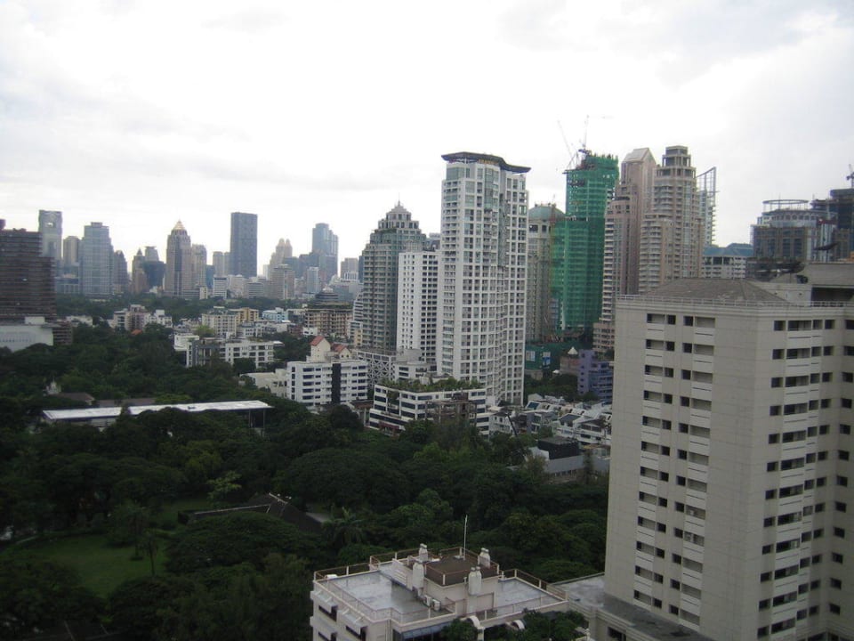 Ausblick aus dem Hotel 20. Stock Grande Centre Point Ploenchit