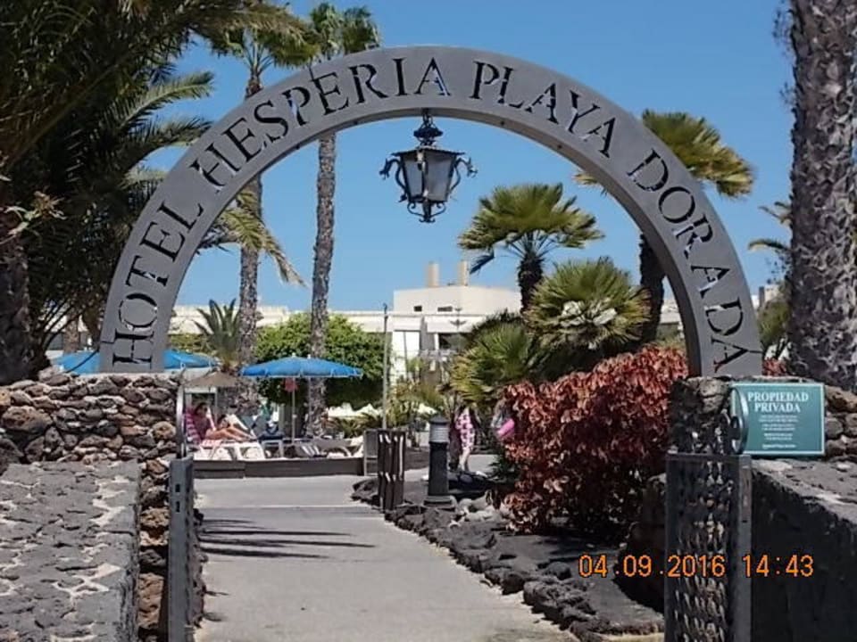 Hinterer Eingang Dreams Lanzarote Playa Dorada Resort & Spa