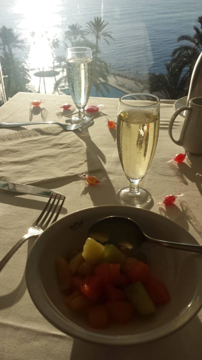 Frühstück mit traumhaften Blick aufs Meer Hotel Bonanza Playa