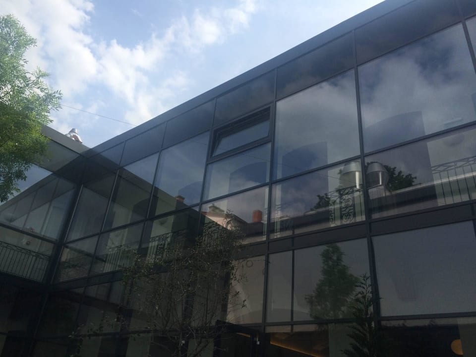 The rooms from below Hotel Tiszavirág Szeged