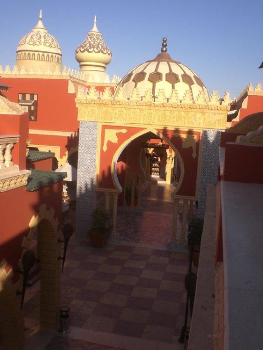 Blick aus unserem Zimmer Pickalbatros Alf Leila Wa Leila Resort - Neverland Hurghada