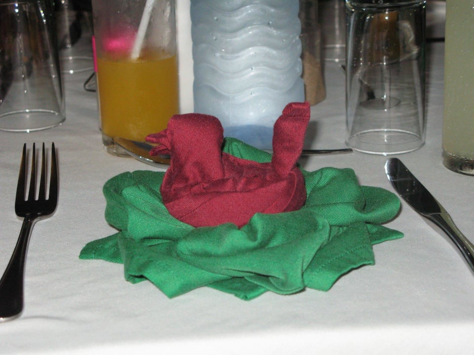 Diese Serviette will man gar nicht benutzen Summer Island Maldives