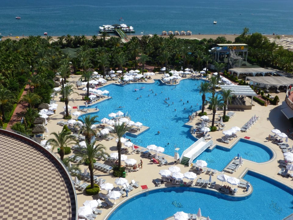 Blick von oben Hotel Delphin Palace