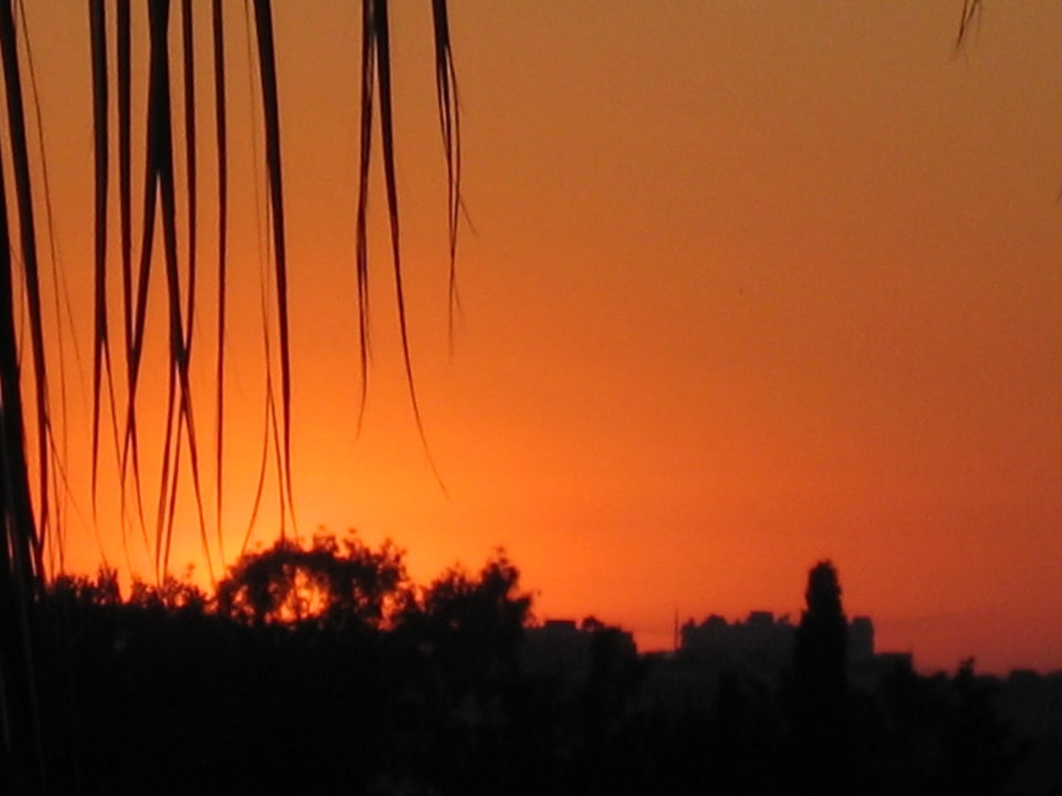 Ein wunderschöner Sonnenuntergang Hotel Grand Side