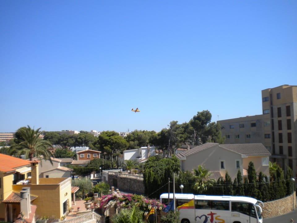 Blick vom Zimmer Hotel Timor