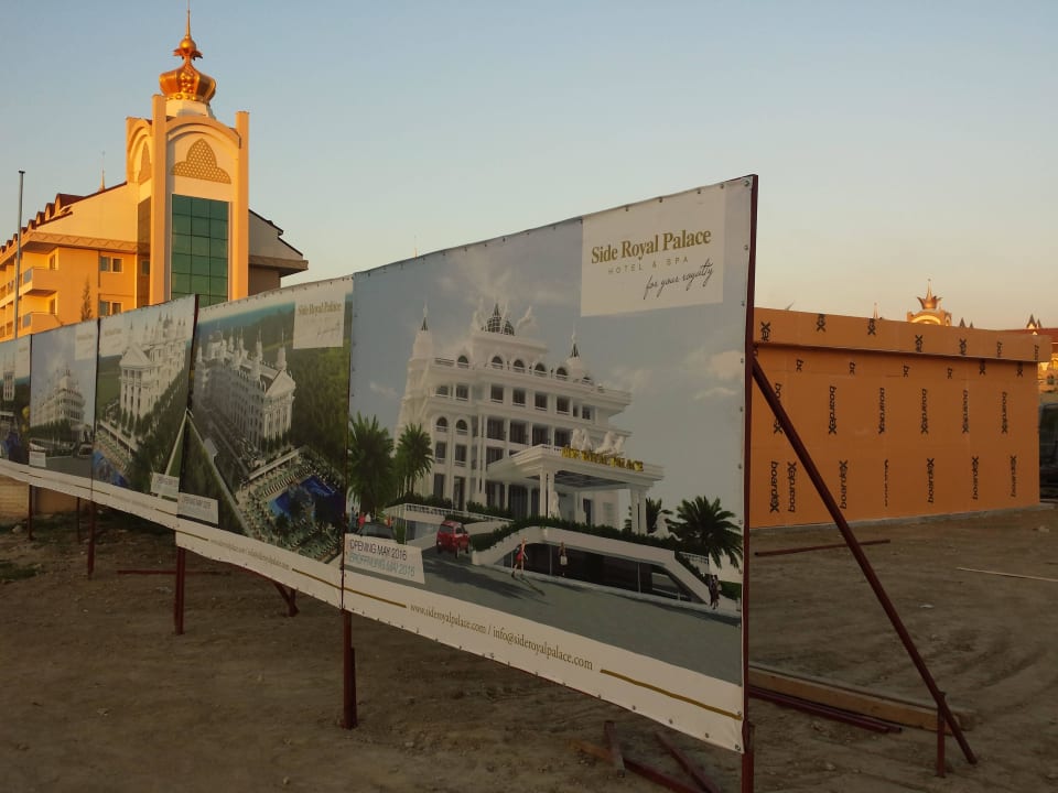 Werbetafel Side Royal Palace Well Palace Side