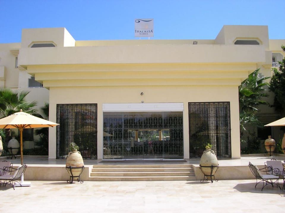 Hoteleingang Hotel Thalassa Mahdia
