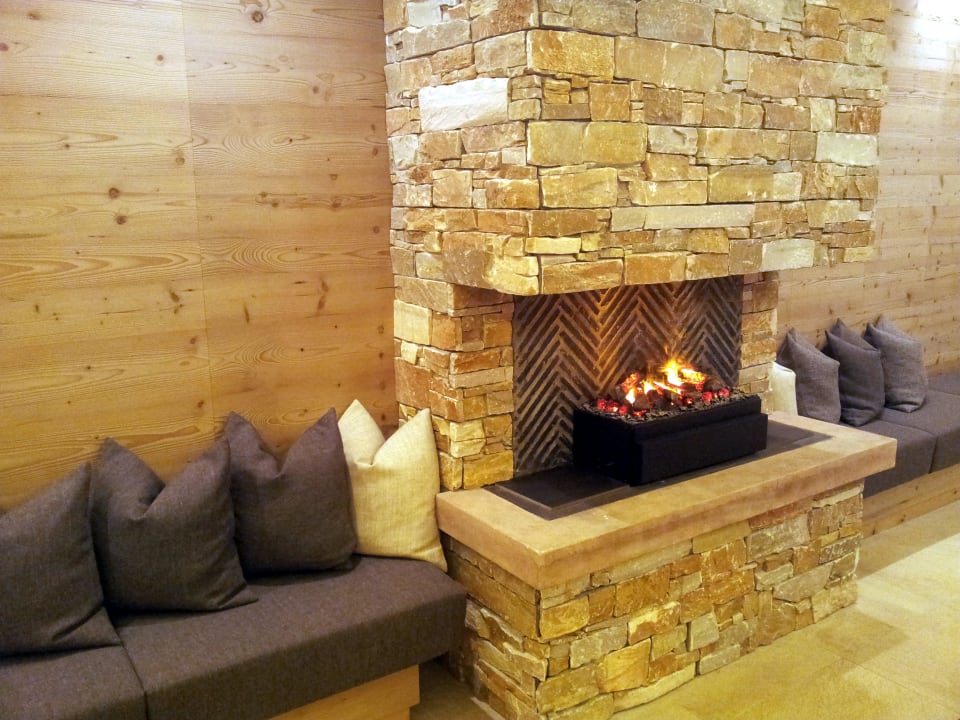 Kamin in der Lobby Hotel Stadt Wien