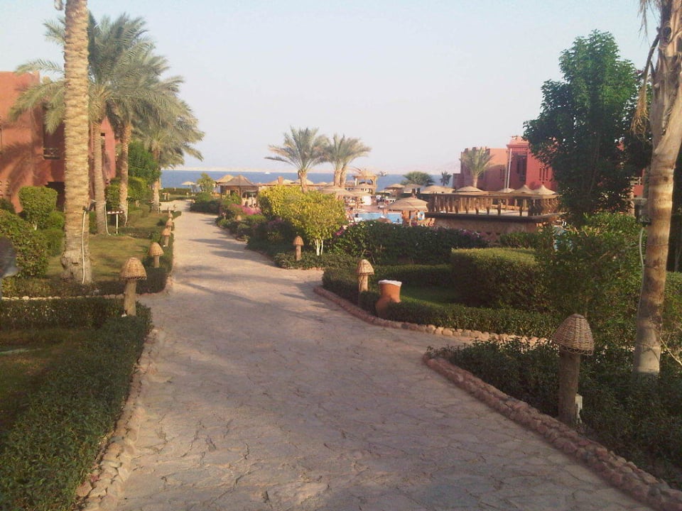 View from Sea Life to beach Charmillion Sea Life Resort