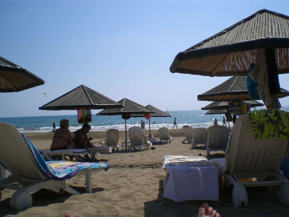 Liegen am Strand Hotel Defne Star