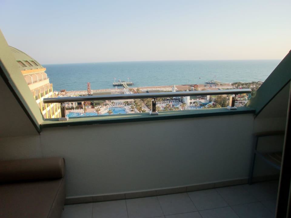 Aussicht vom Balkon Hotel Delphin Imperial